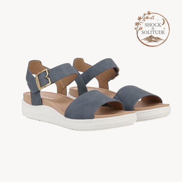 Dr Scholls Short WOmen's Time Off Sky Sandals - Like New Condition - Size: 9 - Picture 1 of 7